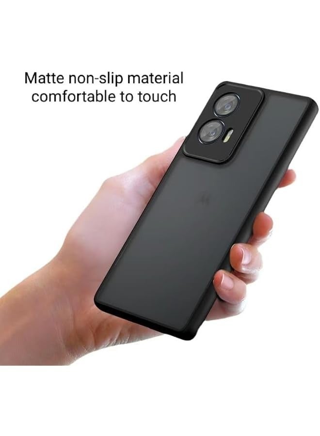 PROMASS [1+1] Compatible with motorola edge 50 fusion cover case with screen protector tempered glass protective film ultra-thin fingerprint-resistant shell - Image 2