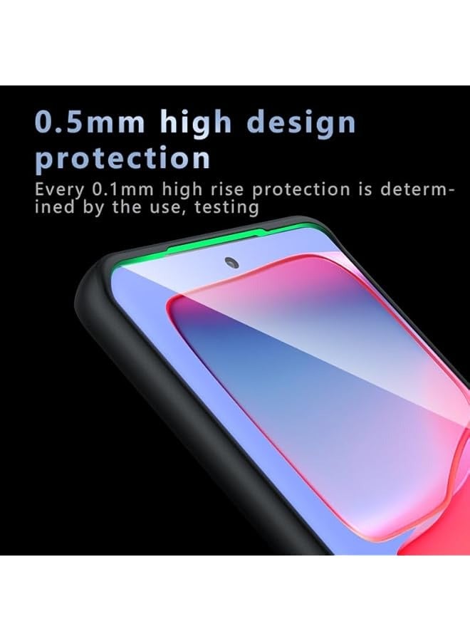 PROMASS [1+1] Compatible with motorola edge 50 fusion cover case with screen protector tempered glass protective film ultra-thin fingerprint-resistant shell - Image 5