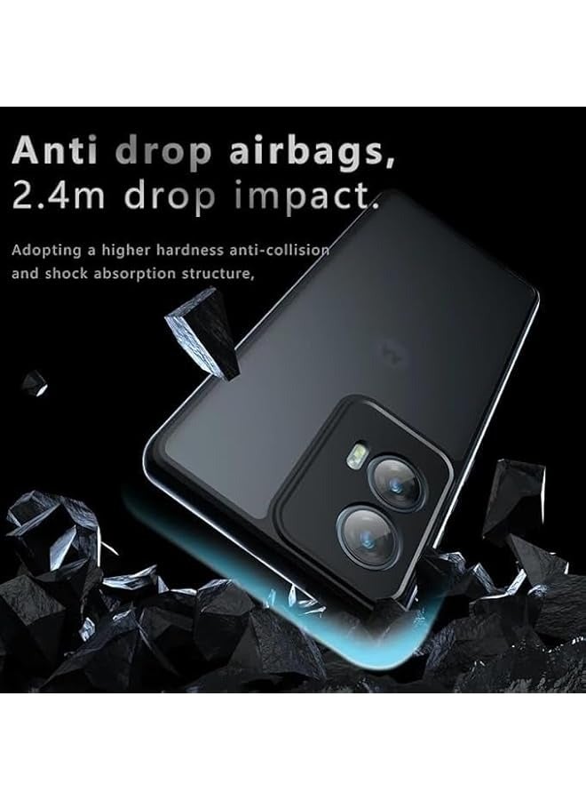 PROMASS [1+1] Compatible with motorola edge 50 fusion cover case with screen protector tempered glass protective film ultra-thin fingerprint-resistant shell - Image 4