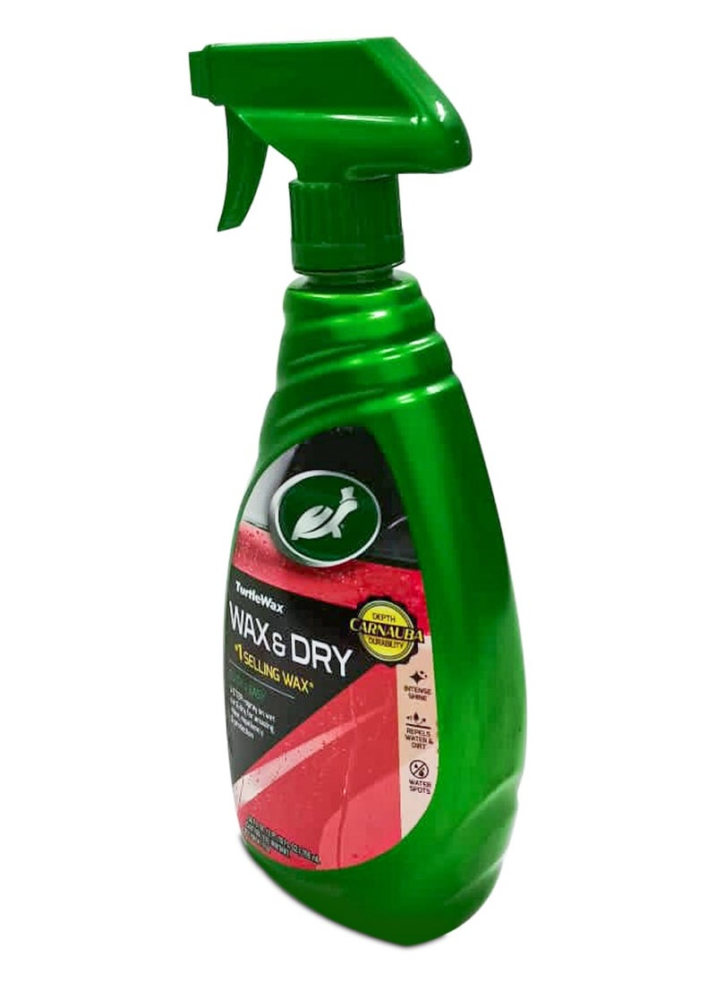 TurtleWax Automotive Wax Spray  Wax & Dry 769 ml Turtle Wax  - Image 4