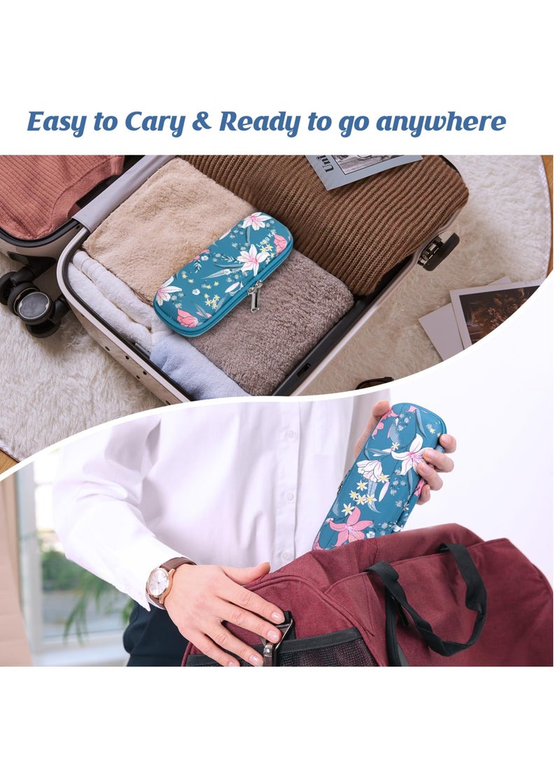SYOSI Insulin Cooler Travel Case for Diabetic, Insulin Cooling Case Travel Portable Insulin Pen Carrying Case Cooler Bag Organizer for Diabetic Supplies with 2 Ice Pack, Epi Pen Carrying Bag  - Image 4