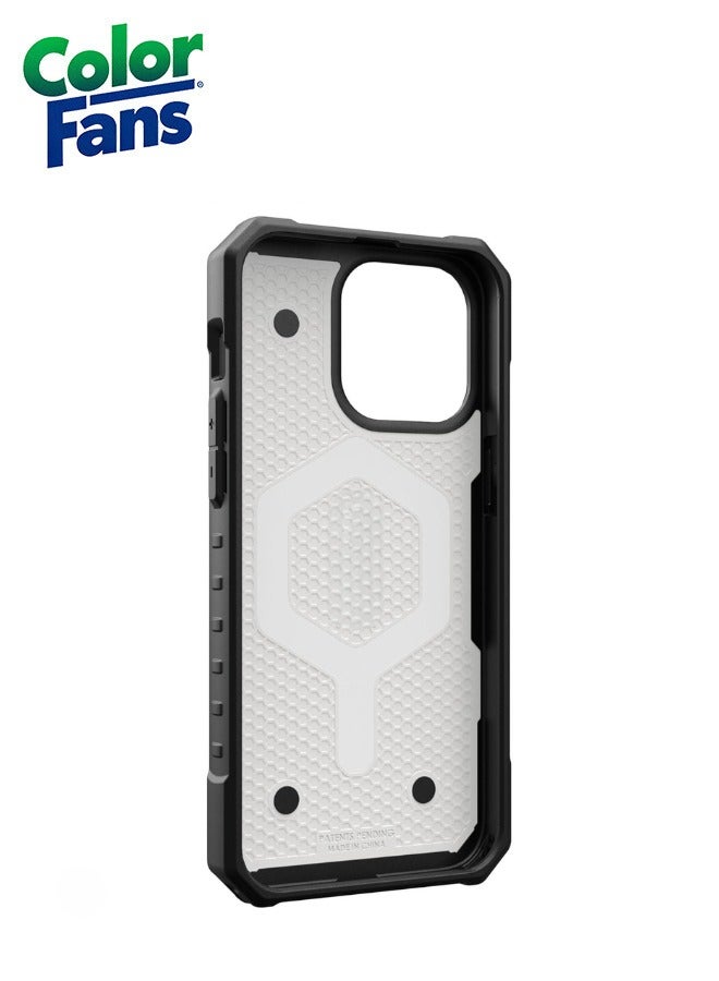 Color Fans Pathfinder MagFit iPhone 15 Pro Case Protective Cover White - Image 3