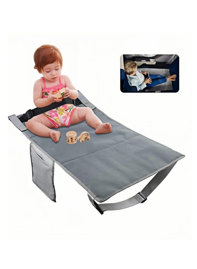 DAILYCHIC Toddler Airplane Travel Bed, Airplane Footrest for Kids Seat Extender, Portable Toddler Travel Bed, Airplane Leg Rest for Children to Lie Down, Baby Travel Essentials for Flying Sleeping - Image 1