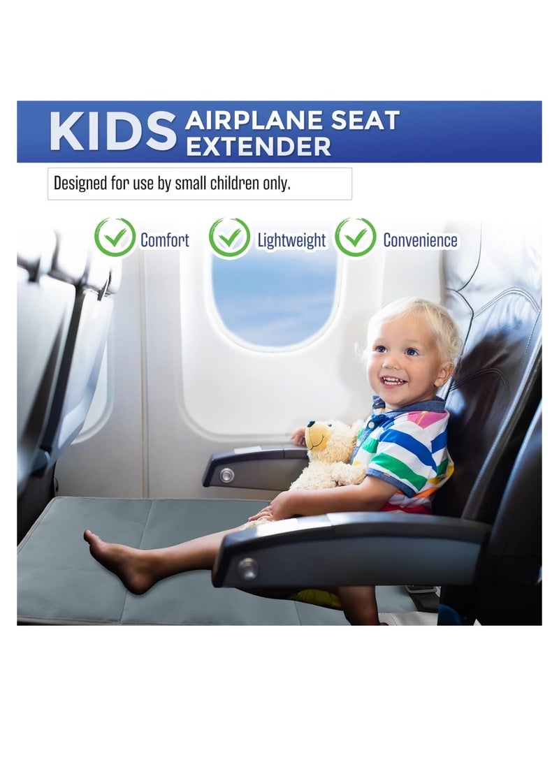 DAILYCHIC Toddler Airplane Travel Bed, Airplane Footrest for Kids Seat Extender, Portable Toddler Travel Bed, Airplane Leg Rest for Children to Lie Down, Baby Travel Essentials for Flying Sleeping - Image 3
