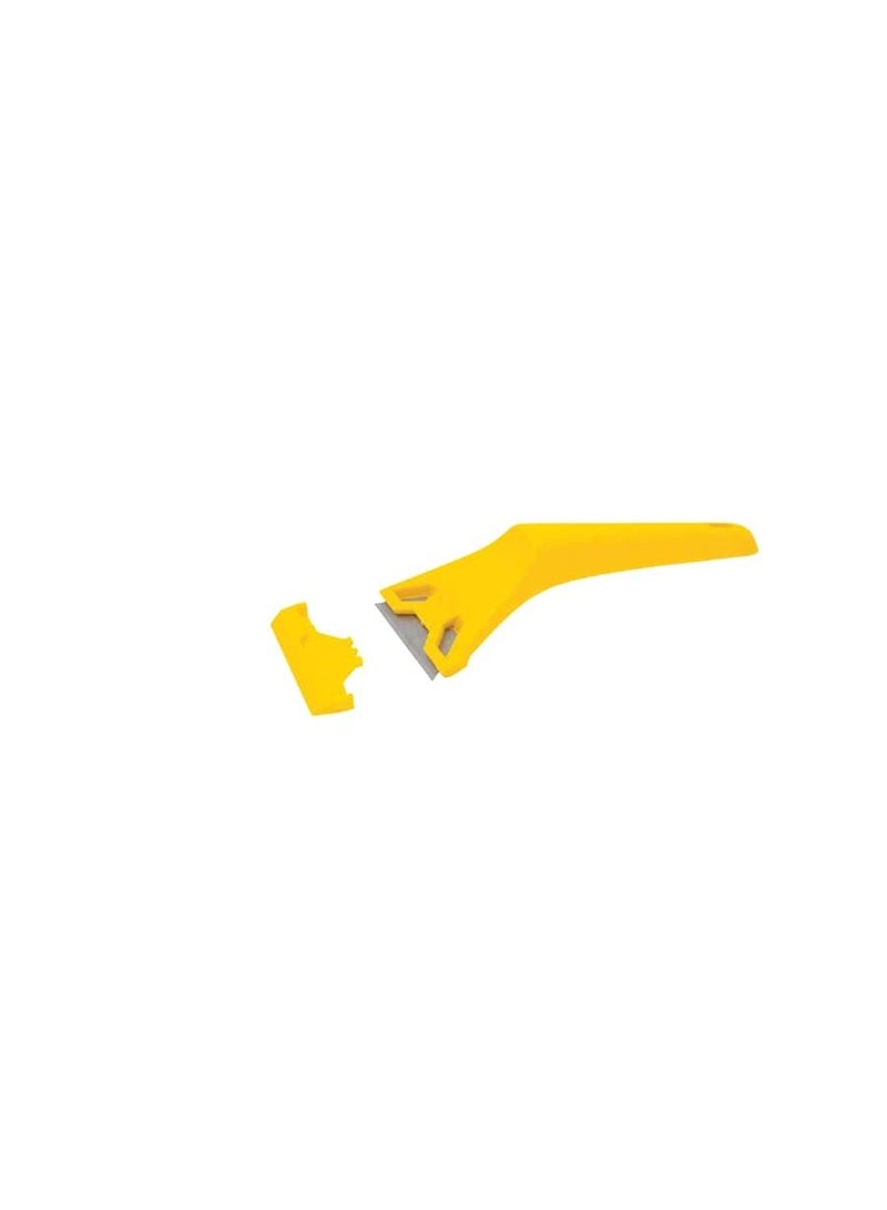 ROBUSTLINE Window Scraper with Blade Yellow 60 millimeter - Image 1