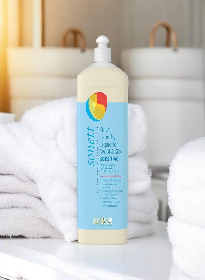 Sonett Organic Olive Laundry Liquid for Wool and Silk, Sensitive skin 34 oz/1L (Sensitive Olive Laundry Liquid for Wool and Silk) Certified Organically Grown - Image 3