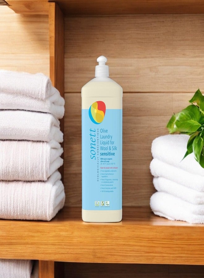 Sonett Organic Olive Laundry Liquid for Wool and Silk, Sensitive skin 34 oz/1L (Sensitive Olive Laundry Liquid for Wool and Silk) Certified Organically Grown - Image 2