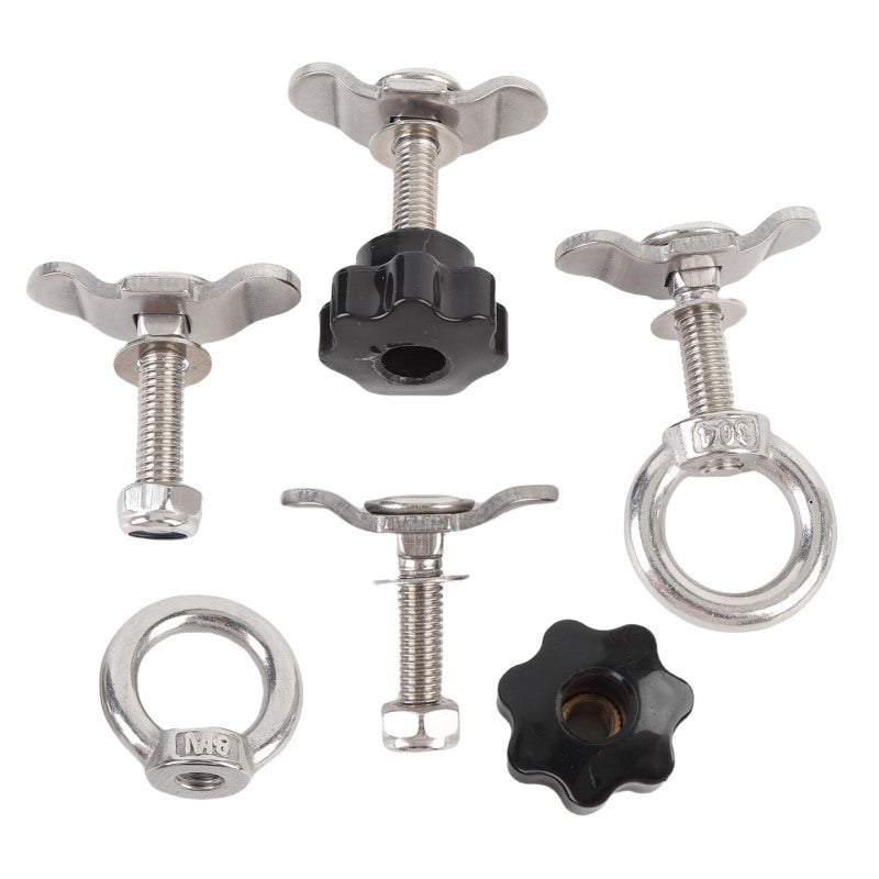 L Track Threaded Stud: 304 Stainless Steel, 5500 Lbs Breaking Strength, Easy To Install Double Lug Stud - Versatile Fit Cargo Track Hardware for Truck Bed, Trailer, RV, ATV Cargo Control - Image 4