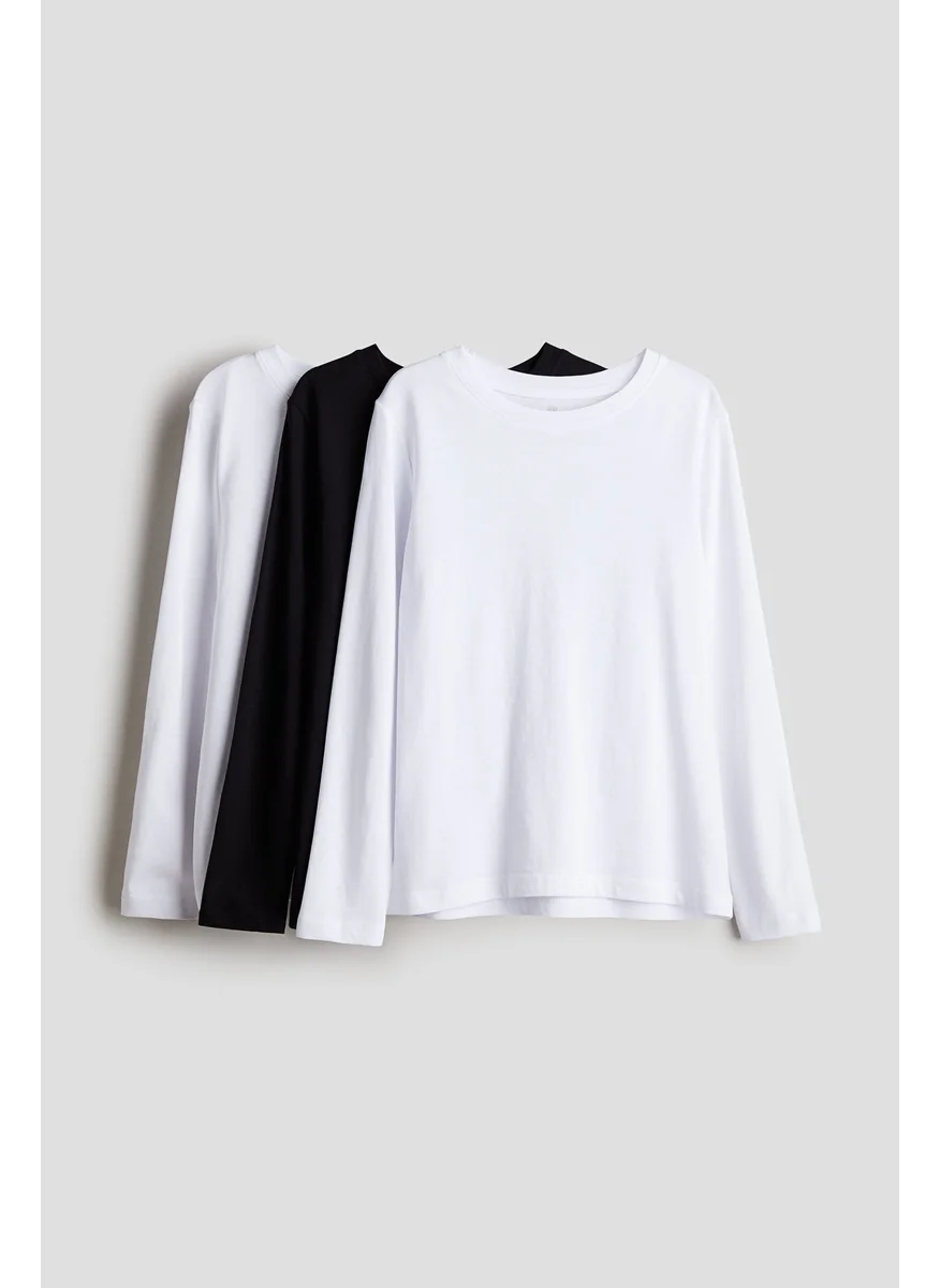 H&M 3-Pack Jersey Tops