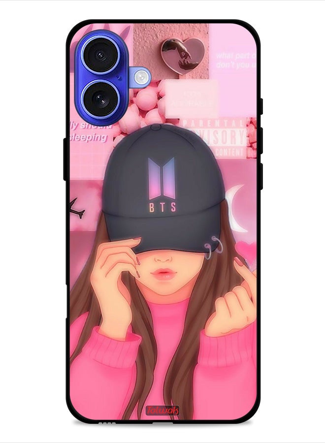 Tolwak Apple iPhone 16 Plus Protective Case Cover Cap Girl Snap - Image 1