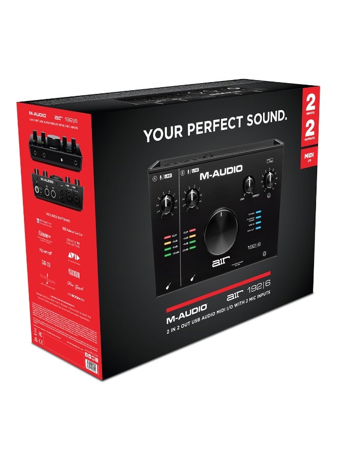 M-Audio AIR 192|6 2-In/2-Out 24/192 USB Audio/MIDI Interface - Image 5