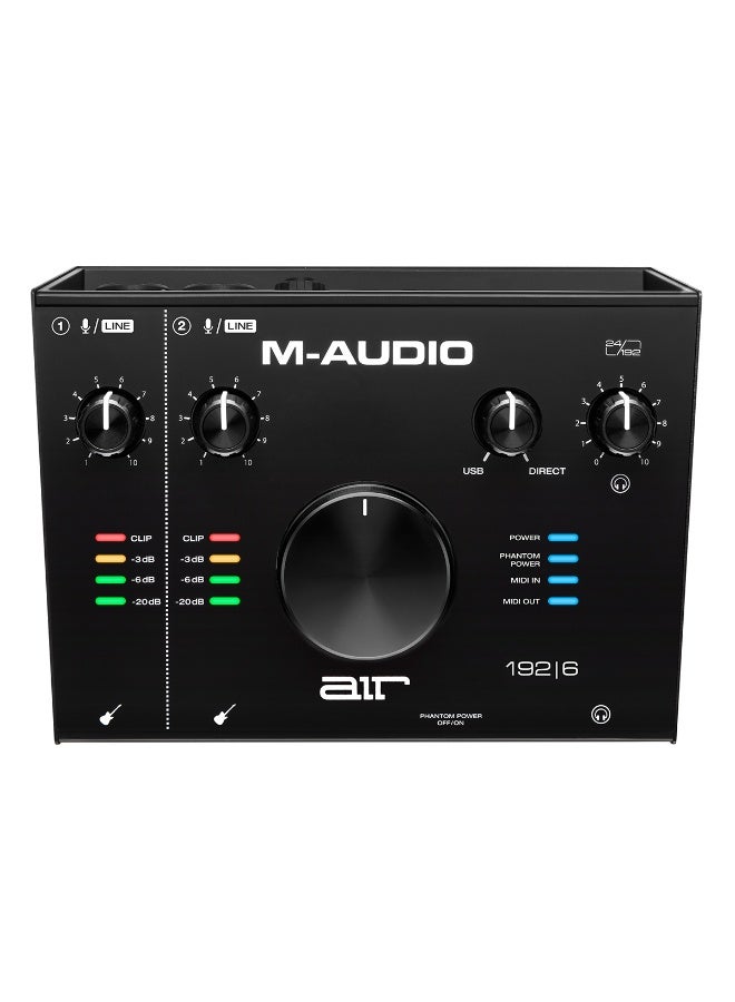 M-Audio AIR 192|6 2-In/2-Out 24/192 USB Audio/MIDI Interface - Image 2
