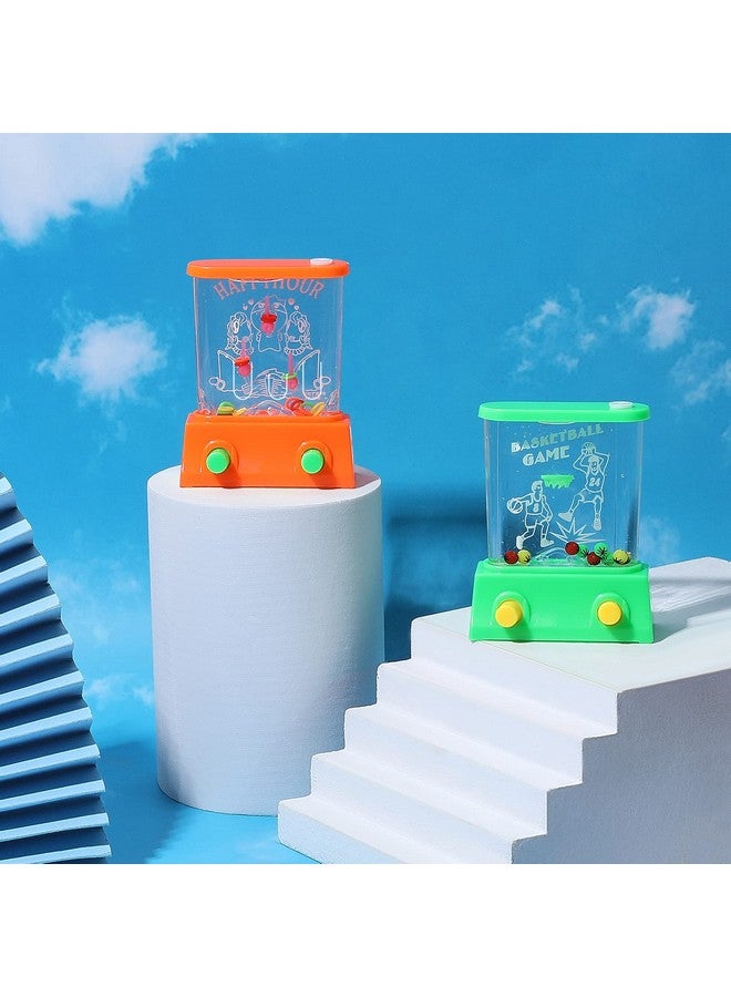Lewtemi Lewtemi 32 Pcs Handheld Water Game Arcade Water Ring Mini Basketball Flower Toss Rings Fish Water Game 90s Toys Retro Pastime for Party Travel Stocking Without Water(Classic Style)  - Image 5
