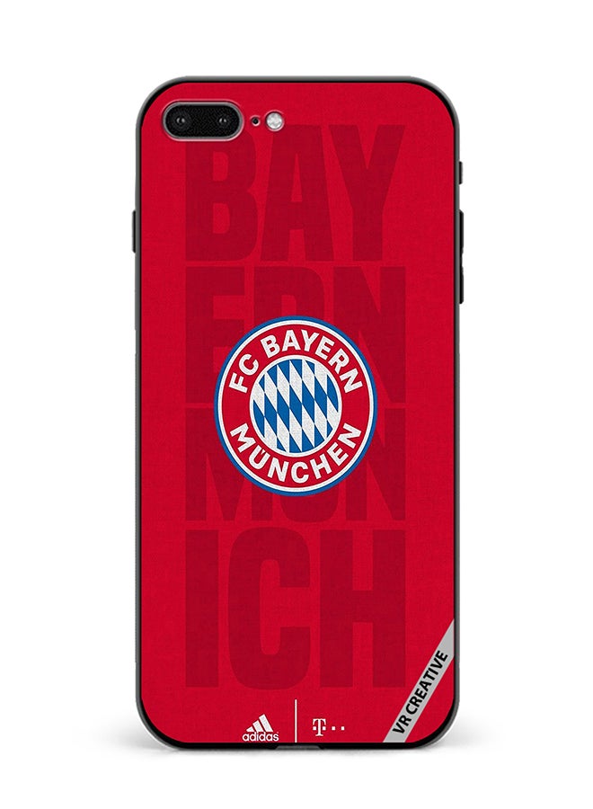 VR CREATIVE Protective Case Cover For Apple iPhone 7 Plus/8 Plus Fc Bayern Munich Design Multicolour - Image 1