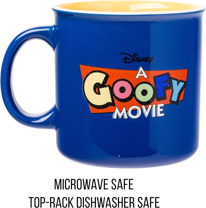 Silver Buffalo Disney A Goofy Movie Retro Featuring Roxanne Max Goof and Bobby Zimmeruski Ceramic Camper Mug 20 Ounces - Image 3