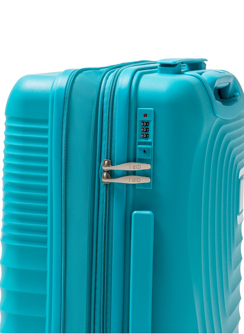 i diD Expandable & ‘Unbreakable Luggage Sets 3 Pieces With TSA Lock, Luggage Set PP Material Travel Suitcase Set With Spinner Wheels for Men Women, plus 3 PVC covers  - Image 3