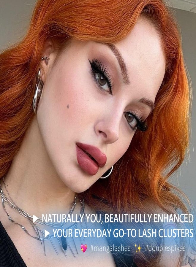 Kiromiro Wispy Lash Clusters 10-16mm Cluster Eyelash Extensions DIY Cluster Lashes Extension 144pcs Individual Lashes Nautral Eyelash Clusters C Curly Lash Clusters - Image 4