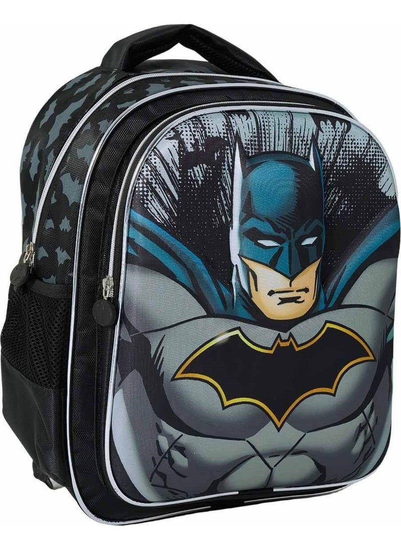Bm Obm Batman Black Printed School Bag 2015  - Image 1