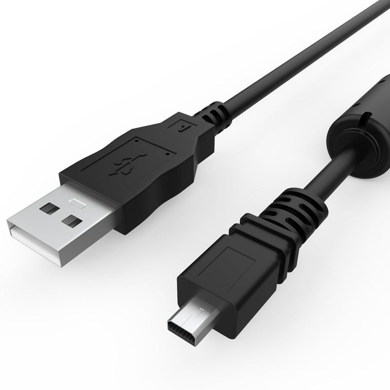 Toeasor كابل USB بديل UC-E6 لنقل الصور متوافق مع كاميرات نيكون DSLR D3200 D3300 D750 D5300 D7200 Coolpix L340 L32 A10 P520 P510 P500 S9200 S6300، كاميرا باناسونيك LUMIX والمزيد - Image 2