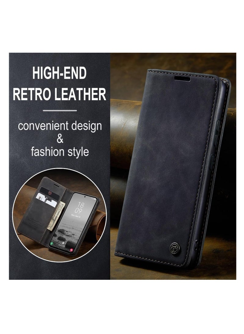 Aookay For Samsung Galaxy A55 5G Phone Case, Leather Wallet Phone Case,  Flip Fold Phone Case with Card Slots and Magnetic Closure, Shockproof and Anti-collision Phone Protective Case (Brown)  - Image 3