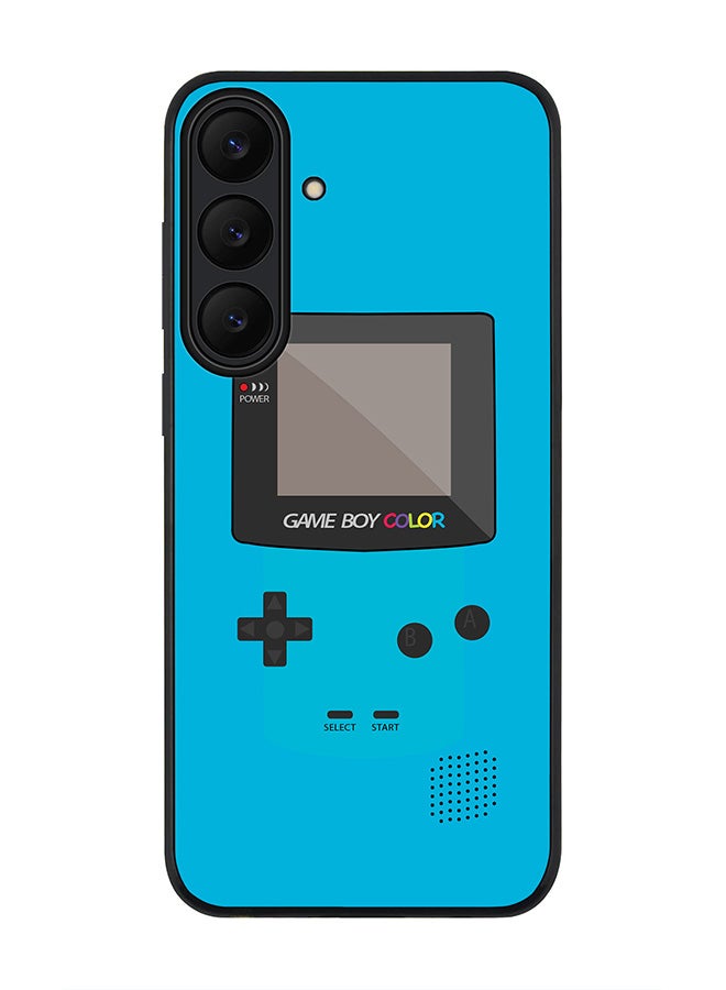 For Samsung Galaxy S25 FE Case,Slim fit Camera Protection, Shockproof Thin Phone cover  - Gameboy Color - Blue