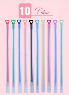 Lemon 10 Colors Gel Pens, Ball Point Pens Fine Point, 0.5 mm Ink Pen, Note Taking Pens for Office School Stationery Supplies  - Image 3