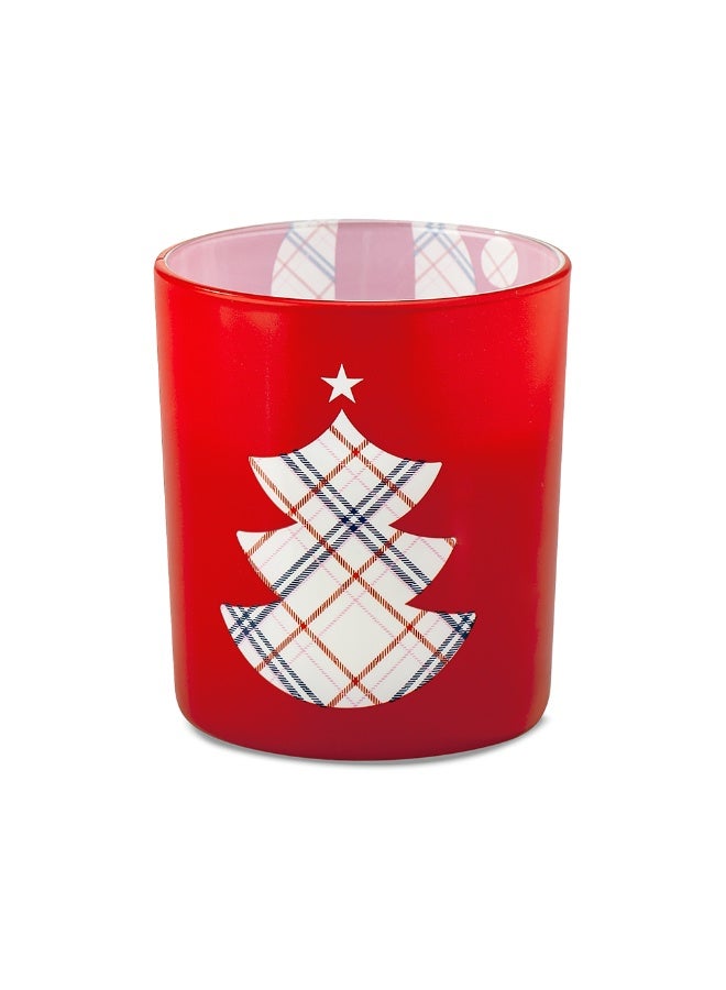 Aroma Home Joy Meri Christmas & New Year Apple & Cinnamon Gift Set, Scented Reed Diffuser 100ml & Candle 150g, Red, Made in Poland - Image 2