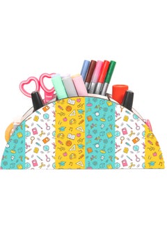 KutuTR Wooden Vip Student Series Desktop Pen Holder with Rainbow Ruler Organizer for Children Mounted Boxed  - Image 2