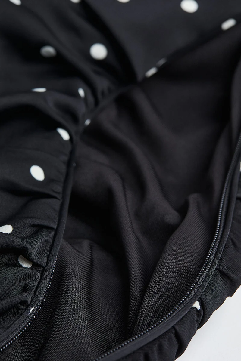 H&M Off-the-shoulder gathered dress