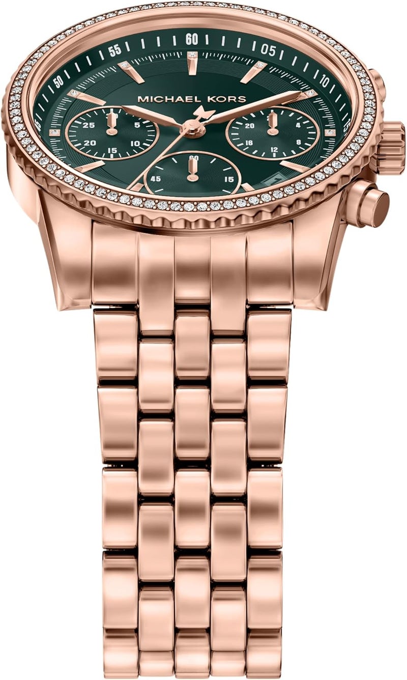 مايكل كورس Women Michael Kors Women's Bryant Chronograph Rose Gold-Tone Stainless Steel Watch - Image 5