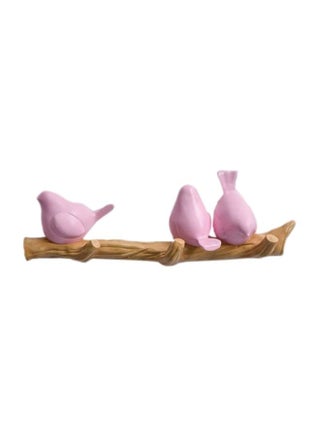 Qiangtie 3D Birds Shape Decorative Hook Pink/Brown 34x6.5x11cm - pzsku/Z392EE3427D9B3F4D8253Z/45/_/1698212102/47f08f11-0fd4-4730-b957-d592452537bb