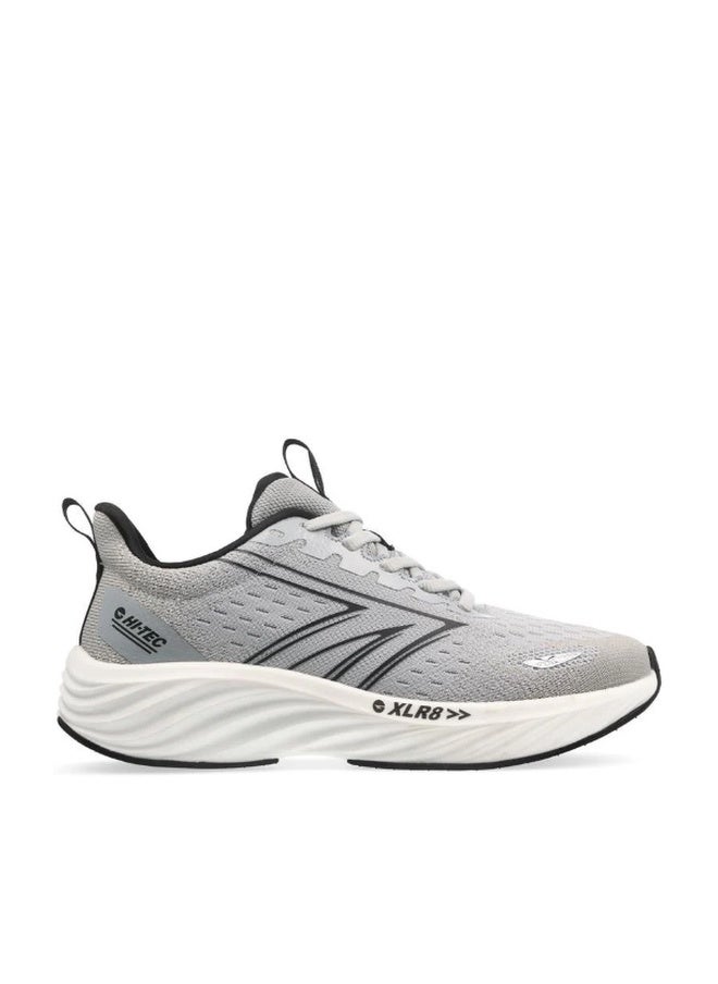 Hi-Tec Men’s Running Shoes XLR8 Cushioning Breathable Mesh – Grey - Image 1