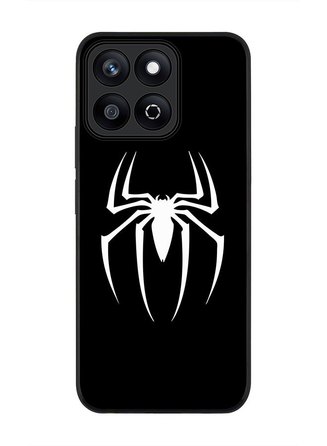 Stylizedd For Honor X7c 4G Case,Slim fit Camera Protection, Shockproof Thin Phone cover  - Spidermark (Black)  - Image 1