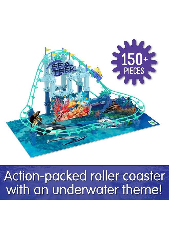THE LEARNING JOURNEY The Learning Journey International Techno Trax Sea Trek , Roller Coaster Building Kit, STEM Gift for Boys and Girls Age 8+, 150+ pc Set  - Image 2