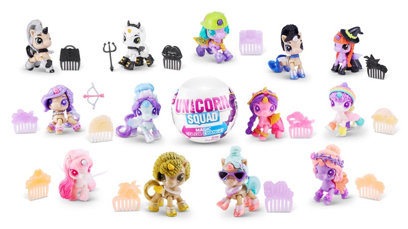 5 Surprise Unicorn Squad Series 7 (2 Pack) by ZURU Magic Color Change, Glowing Fairies, Collectibles Mini Unicorn Toys - Image 3