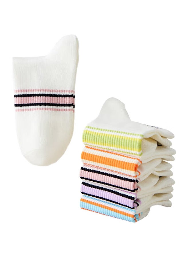 A Fish Socks For Women, 7A Grade Antibacterial And Odor-Resistant Mid-Calf Long Socks, Spring And Summer Casual Sports Cotton Socks, Recommended By Baoguang - Image 1