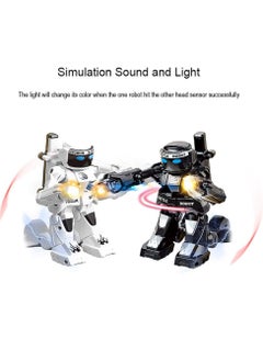 Chabeia 2.4GHz Boxing Battle Robot (White) – Remote Control Fighting Robot with Dynamic Moves, LED Damage Indicator, Knockout Rounds & Rechargeable Battery  - Image 4