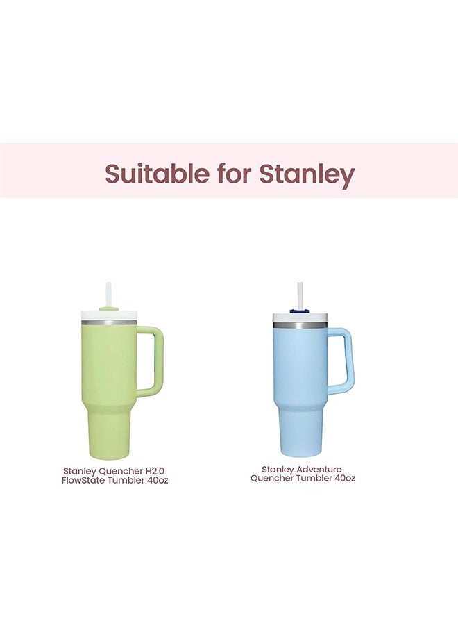 HY - Silicone Boot for Stanley Cup 40oz Quencher, Anti-Slip Bottle Bottom Sleeve Cover, Fit with Stanley H2.0 and Quencher Adventure Tumbler Accessories (40 oz, Cream) - Image 1