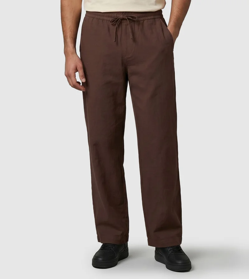 إف5 STRAIGHT FIT PANT -BROWN