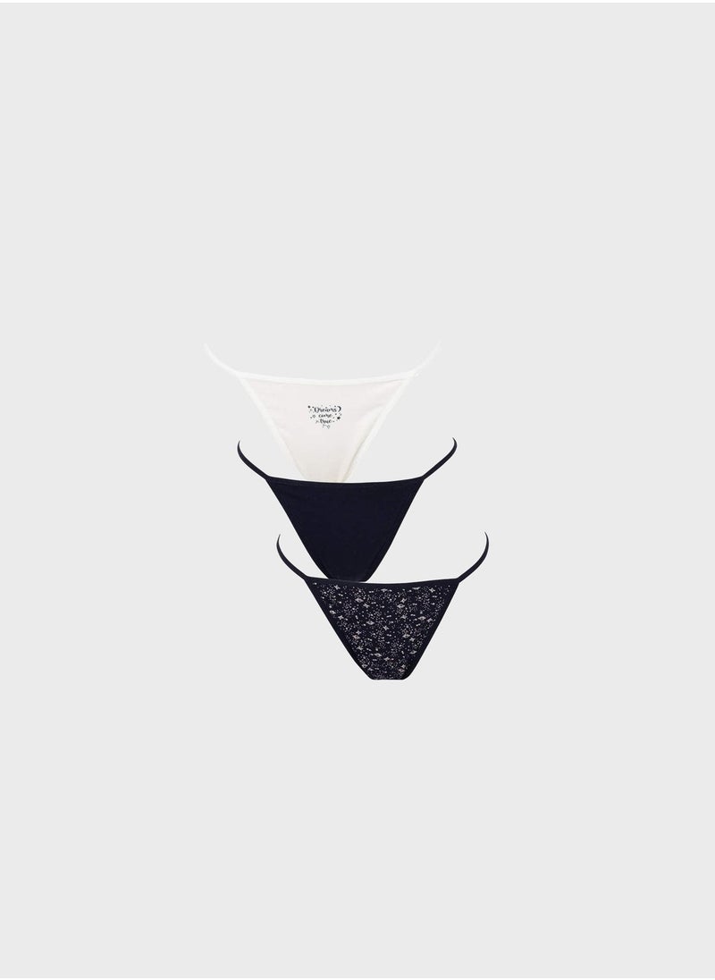 DeFacto - 3 Piece String Panties Set - Image 1