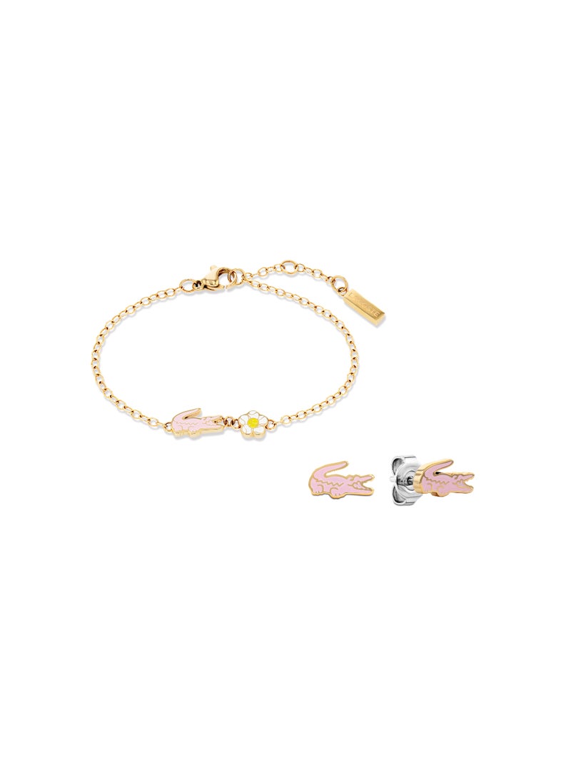 LACOSTE - LACOSTE JEWELRY GIFT SET GIRL KIDS UNISEXS PENDANT BRACELET - 2070030 - Image 1