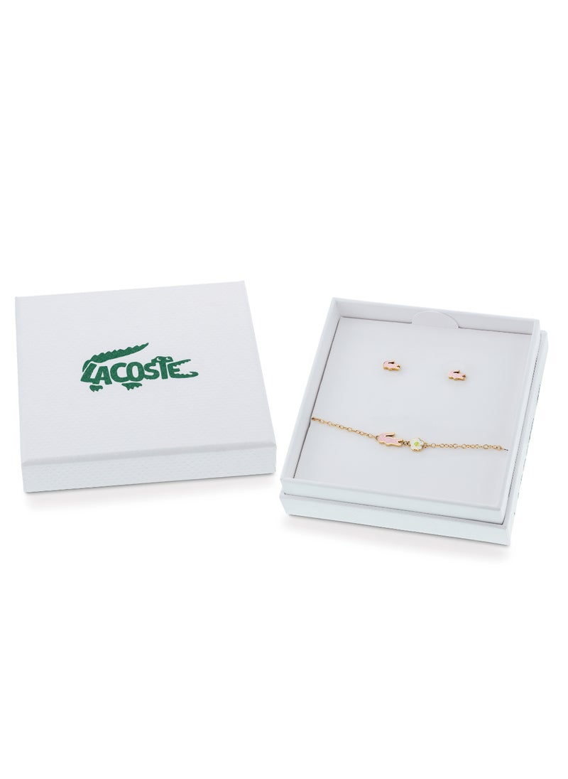 LACOSTE - LACOSTE JEWELRY GIFT SET GIRL KIDS UNISEXS PENDANT BRACELET - 2070030 - Image 1