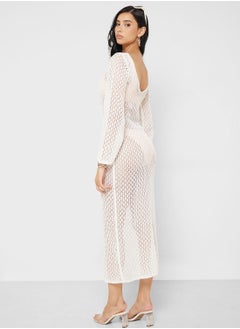 Ginger Crotchet Beach Maxi Dress  - Image 2