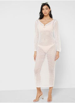 Ginger Crotchet Beach Maxi Dress  - Image 1
