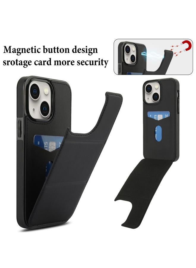 Zaboon Case For iPhone 13 mini Tri-fold Holder Leather Phone Case with Card Slot - Image 3