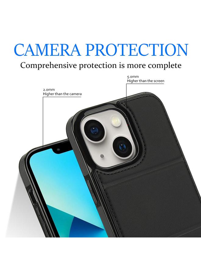 Zaboon Case For iPhone 13 mini Tri-fold Holder Leather Phone Case with Card Slot - Image 5