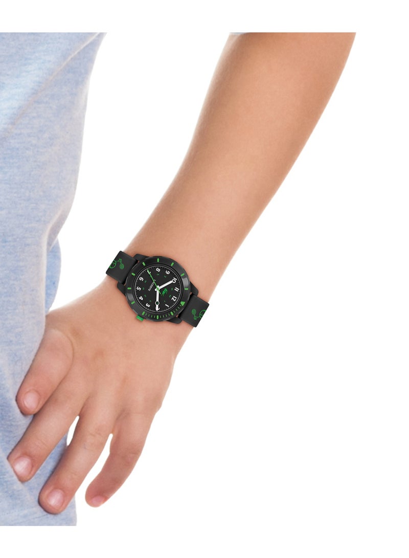 LACOSTE Round Analog Kids'S Black Case Watch - 2030061 - Image 4