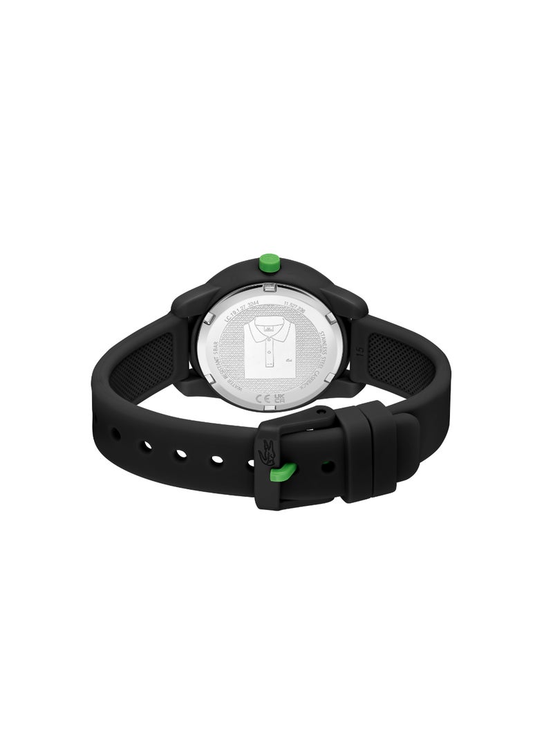 LACOSTE Round Analog Kids'S Black Case Watch - 2030061 - Image 3