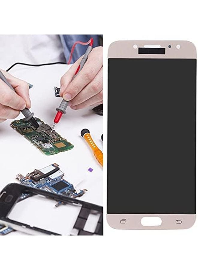 Samsung Galaxy J7 2017 J730 LCD Touch Screen Digitizer Assembly Gold Color Replacement - Image 5