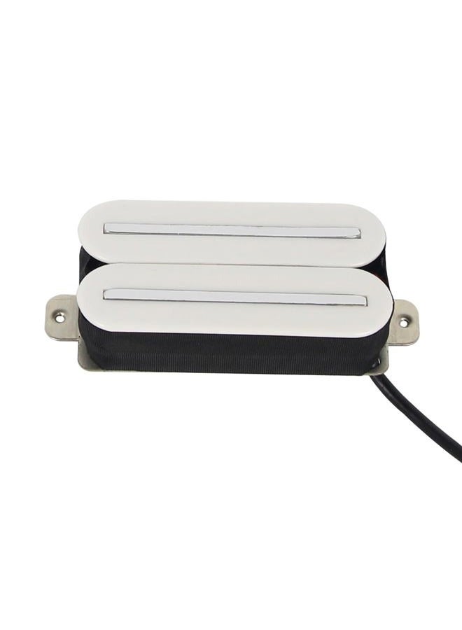 FLEOR High Output Bridge Pickup Dual Hot Rail Humbucker Pickups Ceramic Electric Guitar Pickup Humbucker, White - Image 1